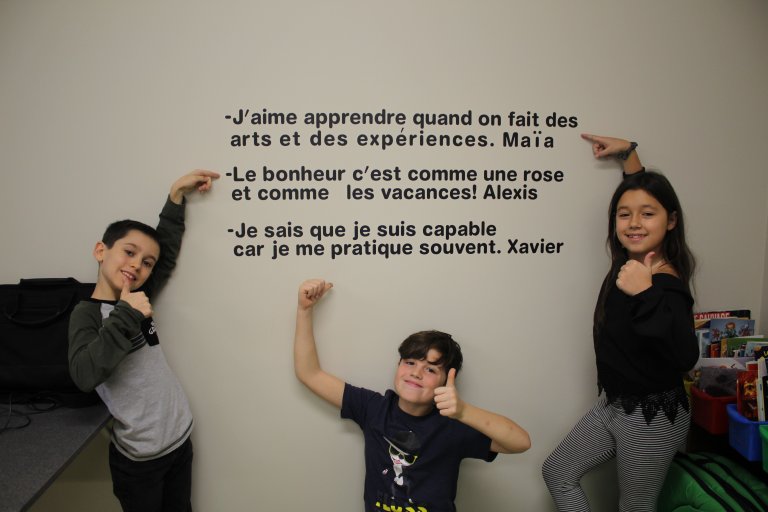 Des mots qui font du bien à l’école primaire du Plein-Coeur!