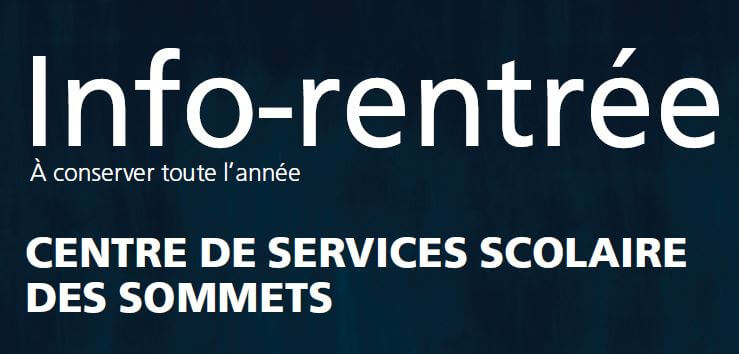 Info-rentrée 2021-2022