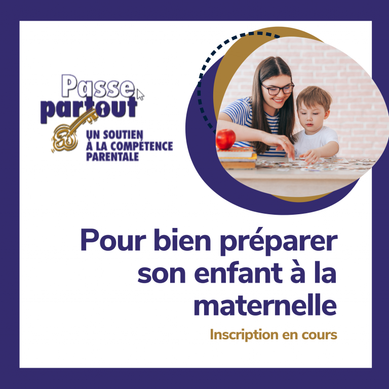 Période d’inscription 2023-24 au programme Passe-Partout