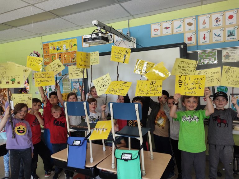 “Protégeons les abeilles, adoptons les pissenlits”: un projet inspirant à Dominique-Savio