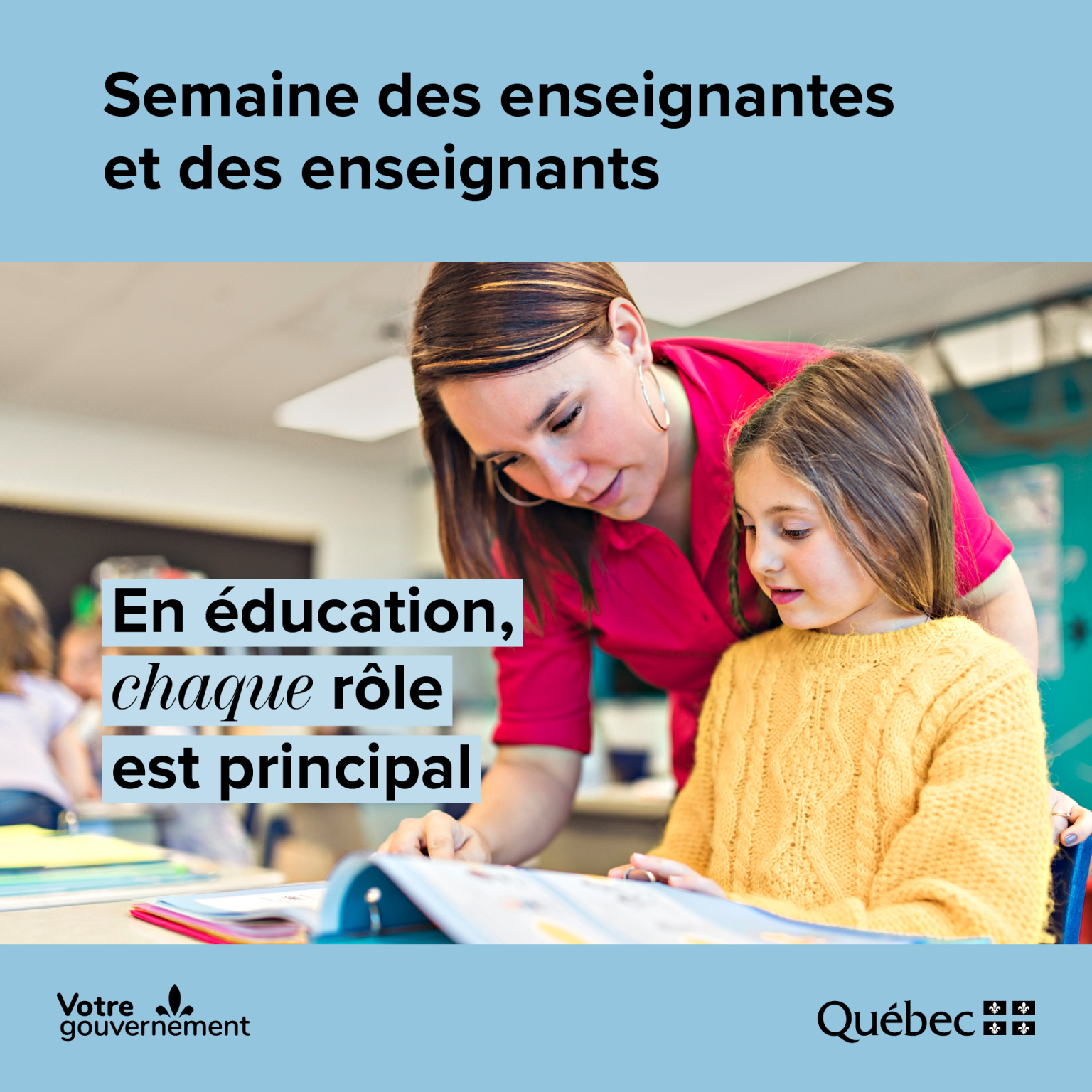 Semaine des enseignantes et des enseignants - Centre de services ...
