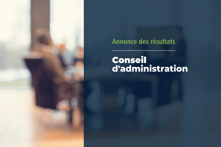 Dévoilement des nouveaux membres du conseil d’administration