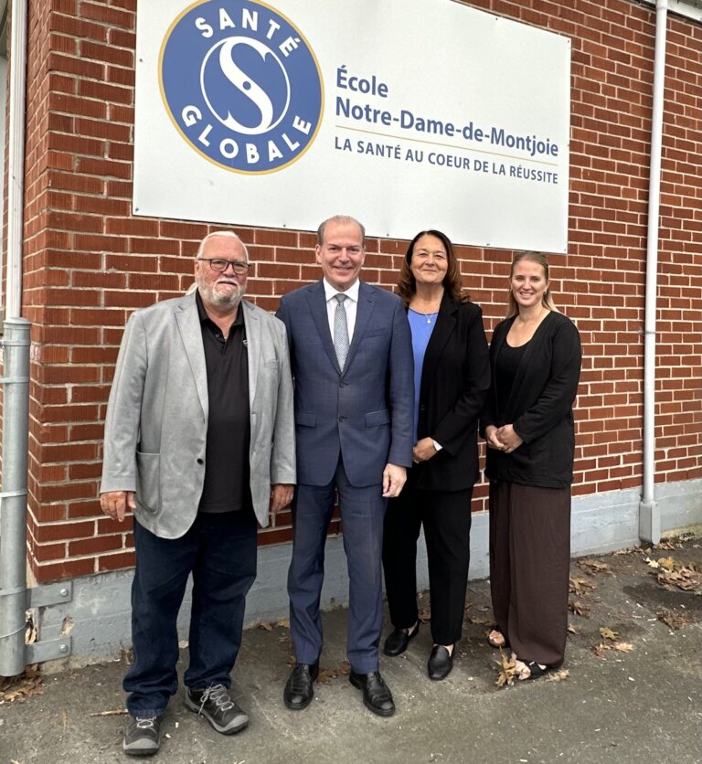 Un nouveau gymnase et des rénovations majeures pour l’école Notre-Dame-de-Montjoie à Racine