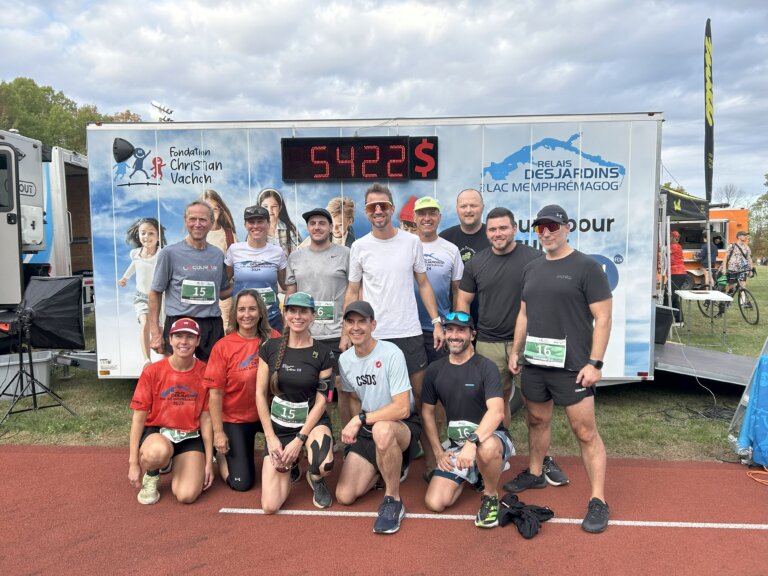 Participation engagée du CSSDS au Relais Desjardins du Lac Memphrémagog