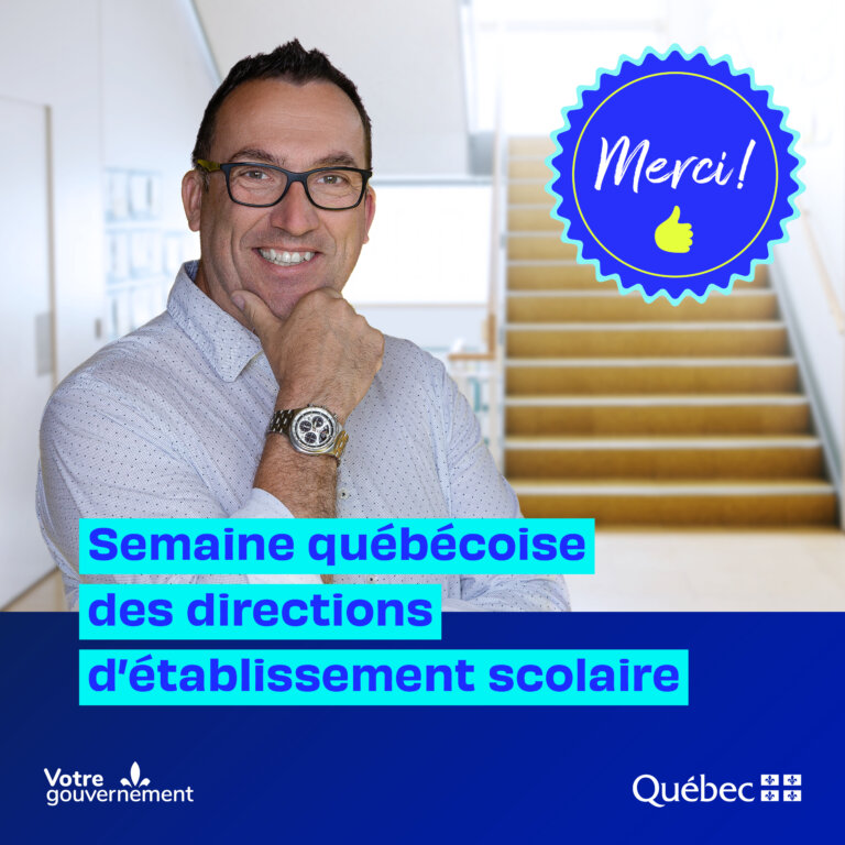 Semaine québécoise des directions d’établissement (20 au 24 octobre)