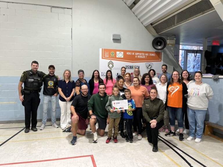 L’école du Plein-Cœur honorée par la Sûreté du Québec