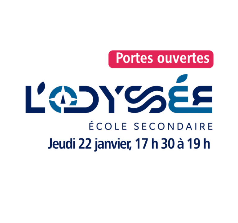Portes ouvertes à l&rsquo;école secondaire de l&rsquo;Odyssée – Jeudi 22 janvier 2026
