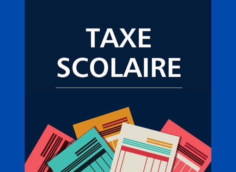 Taxe scolaire 2026-2027